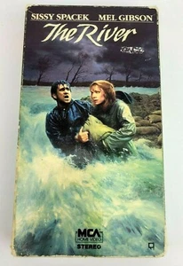 The River VHS 1984 Mel Gibson Sissy Spacek Scott Glenn MCA Home Video Rental - Imagen 1 de 12