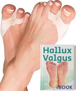 YOGAMEDIC Hallux Valgus Zehenspreizer 6X Verstellbare Gel Schiene Zum Spreizen U - Bild 1 von 12