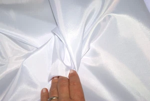 2.5m Lots - COOL WHITE Quality Lining Fabric, 120cm Wide - Bild 1 von 1
