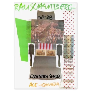 Robert Rauschenberg Cloister Series Vintage Poster (365 x 49) from 1981, LOA - Picture 1 of 2