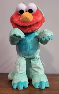 Sesamstraße 13 Zoll Elmo Dino Stomp Tanzen Singen Plüschtier getestet funktioniert - Bild 1 von 8