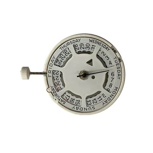 3-Hand Date@3/Day@12 Quartz Watch Movement With Battery For Swiss ISA 1198 Watch - Imagen 1 de 16