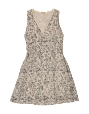 Vestido CONVERSE para mujer sin mangas línea A Reino Unido 18 XL gris cachemira algodón DL85 Foto 1 de 3