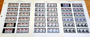 đź‘€Briefmarken - USA.- kleiner Satz 36 postfrisch alle verschiedene Kennzeichen Nummernspulen - Bild 1 von 19