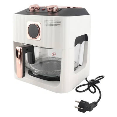 `(White EU Plug 220V)1000W Electric Air Cooker Visual Cooking Window Large - Image 1 of 4