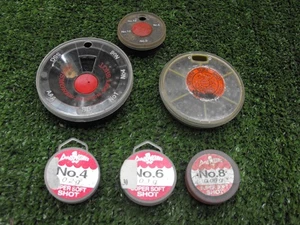 split shot job lot - multi dispensers & refill tubs FISHING SET UP - Picture 1 of 9