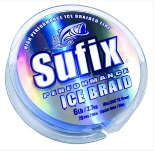 Performance 75-Yards Spool Size Ice Braid Line (Blue, 8-Pound) - Picture 1 of 1