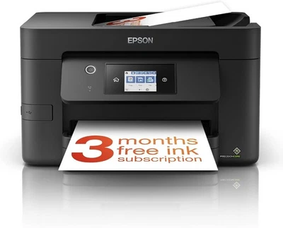 EPSON WORKFORCE PRO WF-3820DWF A4 DOUBLE-SIDED MULTIFUNCTION PRINTER SCAN -WI-FI - Image 1 of 4