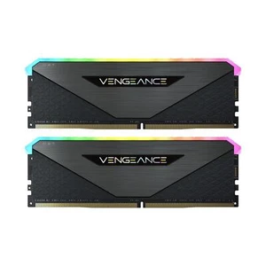 Corsair Vengeance RGB RT Gunmetal 64 GB (2x32GB) DDR4-3600 PC4-28800U #334406 - Bild 1 von 2