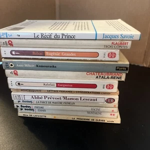 Lot Of 12 Vintage French Language Paperbacks - Picture 1 of 8