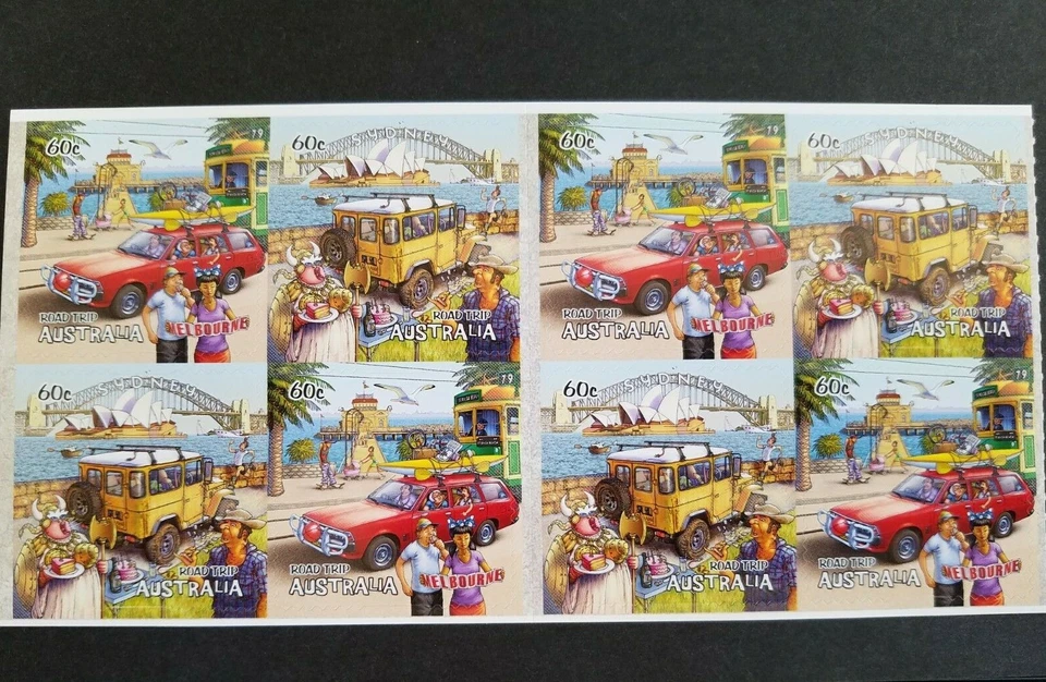 Australia 2013 ROAD TRIP FROM  BOOKLET SELF- ADHESIVE- MINT - Image 1 of 1