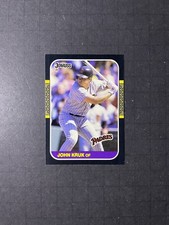 1987 Donruss John Kruk Rookie Card #328 - San Diego Padres (7)