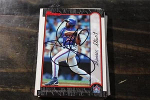 SHANNON STEWART TORONTO BLUE JAYS TARJETA AUTOGRAFIADA TOUGH - Imagen 1 de 1