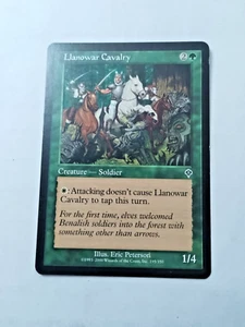 MTG Llanowar Cavalry Invasion 195/350 Regular Common - Uncirculated - Picture 1 of 3
