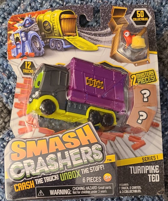 Smash Crashers, Toys, Smash Crashers Turnpike Ted Mystery Series Crash  The Truck Unbox The Stuff