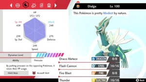 Pokemon Sword and Shield 6iv Shiny Dialga - FAST DELIVERY! - Picture 1 of 1