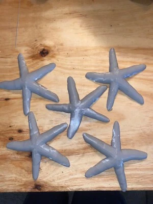  Juego De 5 Decoraciones Estrella De Mar Para Acuarios O Manualidades Impresas En 3D Con Petg  Foto 1 de 2