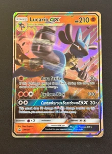 Pokemon TCG Lucario GX SM100 Promo LP - Bild 1 von 2