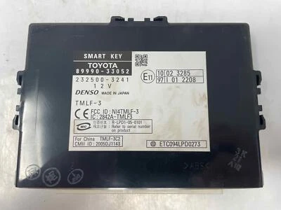 Lexus ES350 2008 OEM llave inteligente bloqueo módulo de control informático 8999033052 Foto 1 de 4