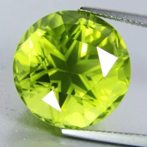 Impresionante cuarzo limón natural 21,64 quilates 17,3 mm redondo corte elegante piedra preciosa Brasil - Imagen 1 de 5