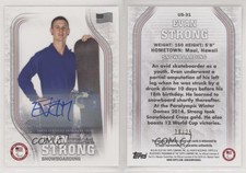 2018 US Olympic & Paralympic Team and Hopefuls /25 Evan Strong Rookie Auto RC