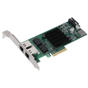 Network Card Pcie X4 Rj45 10/100/1000Mbps Gigabit Dual Port Electric Port Ne GFL - Picture 1 of 22