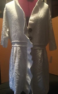 Willow White Sweater Cardigan Coverup sz X Large NWT B3L - Picture 1 of 7
