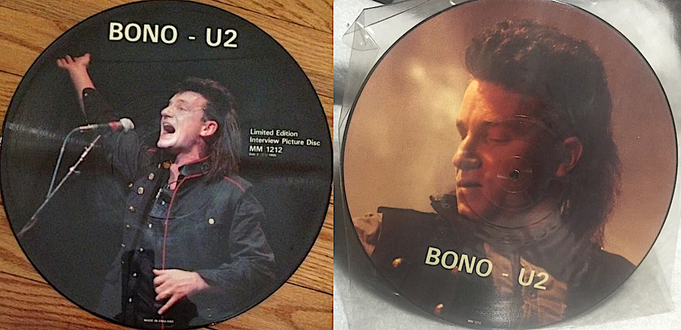 BONO + U2 rare 12" LTD Interview Picture Disc: 1986 UK ( Tell Tales/MM 1212) NM - Image 1 of 1