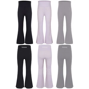 Girls Pants Dance Trousers Exercise Leggings Jogging Activewear High Waist Yoga - Picture 1 of 48