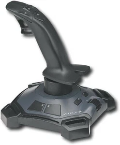 Logitech Attack 3 USB Joystick 963291-0403 smooth throttle flight simulator - Picture 1 of 2