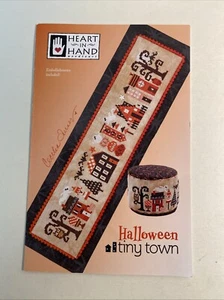 Heart In Hand Halloween Tiny Town Cecilia Turner Cross Stitch Pattern New - Picture 1 of 2
