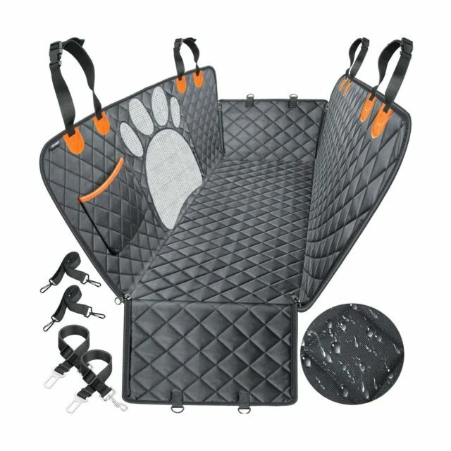 URPOWER 100% Waterproof Pet Seat Cover Nonslip Dog Seat Cover for Cars Trucks