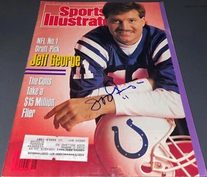 Jeff George Indianapolis Colts Signed Sports Illustrated Full Magazine COA - Picture 1 of 1