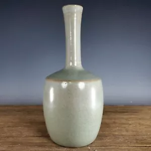 11.2" China ancient Porcelain Song dynasty Ru kiln inscription bottle - Picture 1 of 9