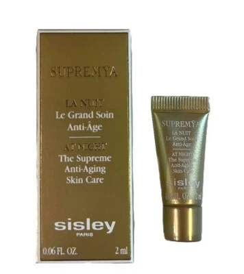 SISLEY Supremÿa SUPREME At Night Anti-Aging Cream 2ml/0.06oz NIB $38 V May 2027 - Image 1 of 3