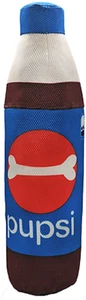 Juguetes de peluche Pupsi de bebida divertida de 11" para perros - Imagen 1 de 1