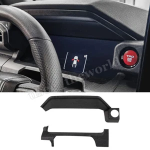 2pcs For Toyota Tacoma 2024 2025 Car Dashboard Panel Frame Cover Trim Wood Grain - Foto 1 di 7