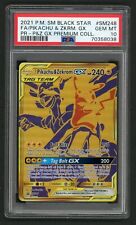 2021 POKEMON SM BLACK STAR FULL ART PIKACHU & ZEKROM GX #SM248 PSA 10 GEM MINT