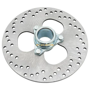 Rear Brake Rotor Disc & Flange Hub for Honda Sportrax 300 TRX300EX 2x4 1993-2008 - Picture 1 of 9