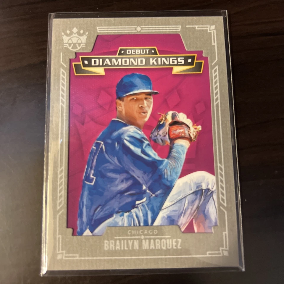 Brailyn Marquez RC 2021 Debut Diamond Kings Gray Frame - Image 1 of 1
