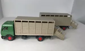 Wiking, MB, Viehtransporter, Fernlastenzug, M 1:87, neuwertig - Bild 1 von 10