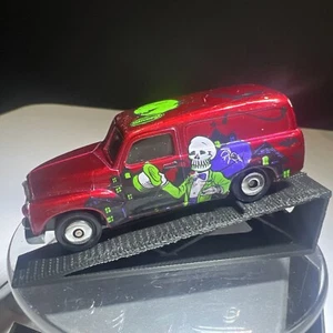 Matchbox 1995 FJ Holden Panel Van Red Skeleton 1:58 Car Preowned - Picture 1 of 7