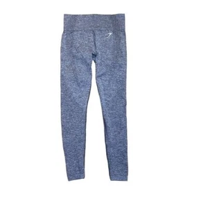 Gymshark Women's Gray Seamless Leggings Size S High-Waisted Activewear - Picture 1 of 8