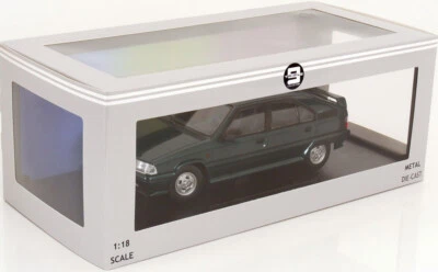 CITROEN BX GTI 1990 DARK GREEN METAL TRIPLE9 T9-1800465 1:18 LHD TRIPLE 9 VERT - Photo 1/3