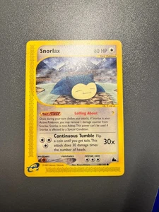 2003 Skyridge Snorlax 100/144 Pokemon Card Game TCG - Picture 1 of 2