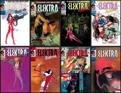 Elektra: Assassin #1-8 Complete Series Avg. NM- Cond. 1st Prints (Marvel, 1986) - Image 1 of 2