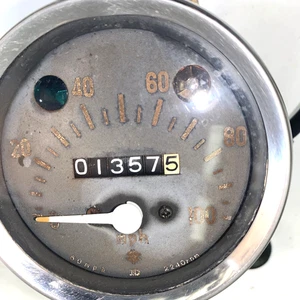 70-72 Suzuki TS90 TS 90 OEM Speedometer Trip Meter Gauge Cluster Speedo low mile - Picture 1 of 9