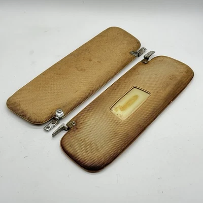 Пара солнцезащитных козырьков для водителя и пассажира Porsche 356 A B T5 правый левый солнцезащитный козырек GHE - Изображение 1 из 4