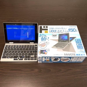 NANOTE NEXT UMPC-03-SR Pentium J4205 360 degree rotating PC Laptop SSD64GB 8GB - Picture 1 of 6
