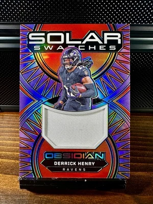 Muestras solares Derrick Henry Obsidian 2024 (MEM) Purple Flood, SSP#/49, Ravens🔥 Foto 1 de 4